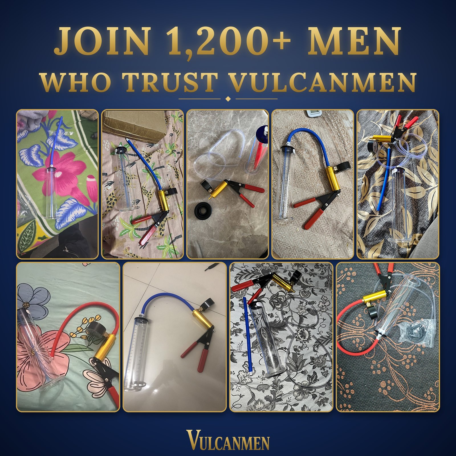 Collage of customer reviews for Vulcanmen pumps